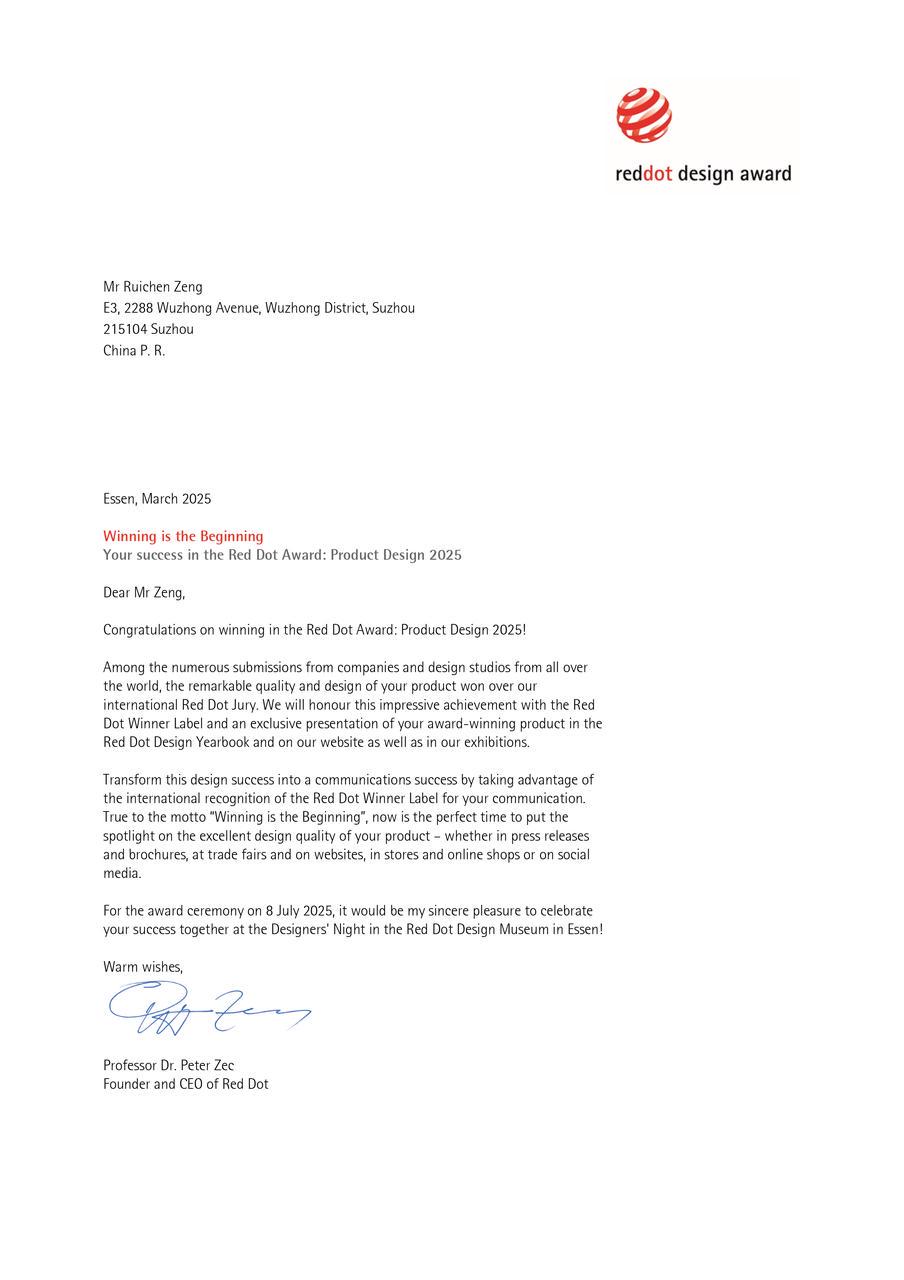 Magiclab Wins 2025 Red Dot Award Magiclab Wins 2025 Red Dot Award