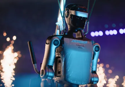 Silicon-Based Backup Dancers: MagicBot Z1 and MagicDog Perform Live Alongside Pop Star Jam Hsiao
