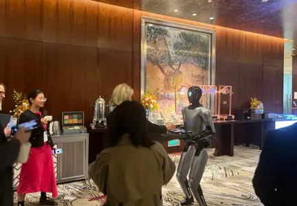 MagicBot ''Xiaomai'' Becomes the First Chinese Humanoid to Deliver Live Service at a Top-Tier Global Finance Summit